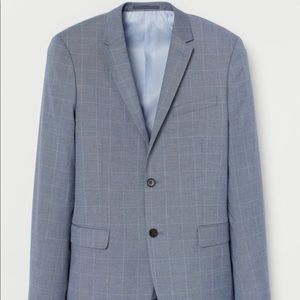 Brand New Skinny Fit Checked Blazer